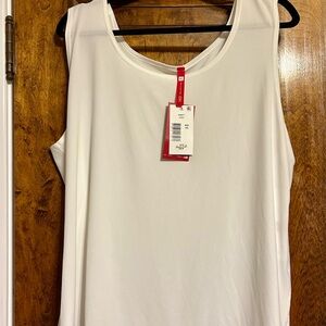 IC COLLECTION NWT Elegant Cream Tank Top